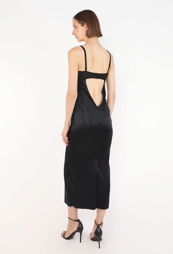 Dolce & Gabbana Bralette Silk Slip Dress, 1997 - 5