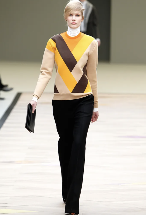 Céline Campaign F/W 2011 Chevron Knit Sweater - 2