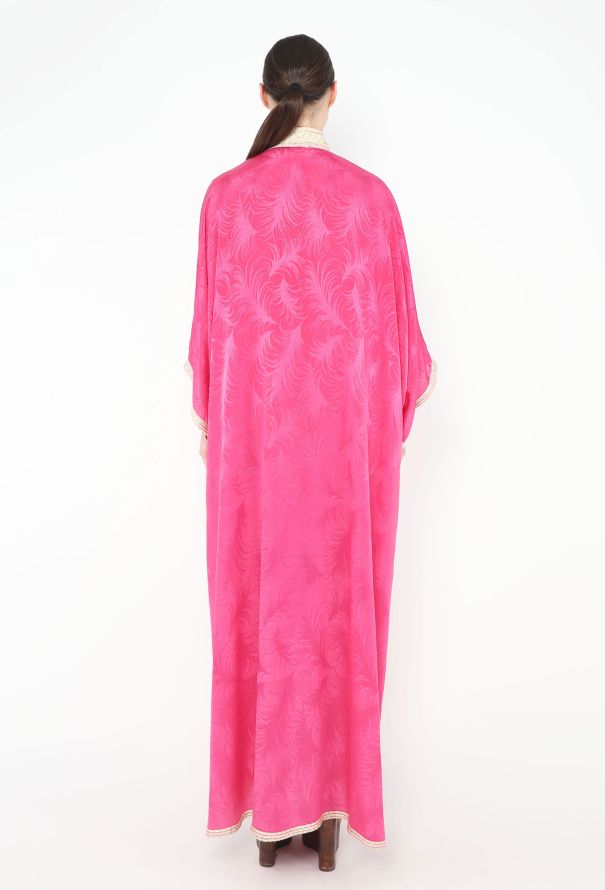 World Treasures Authentic Belted Jacquard Kaftan - 4