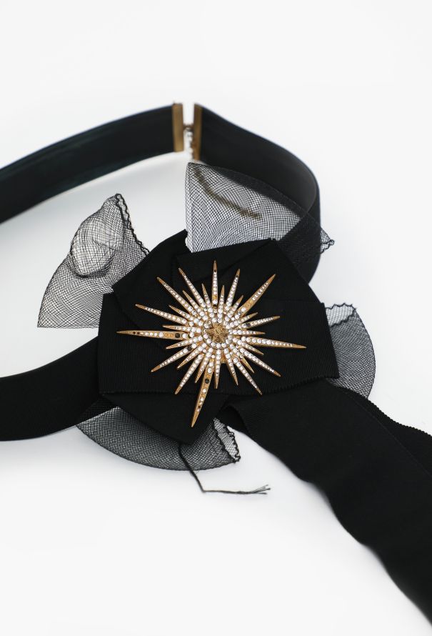 Chanel 2001 Starburst Grosgrain Belt - 3