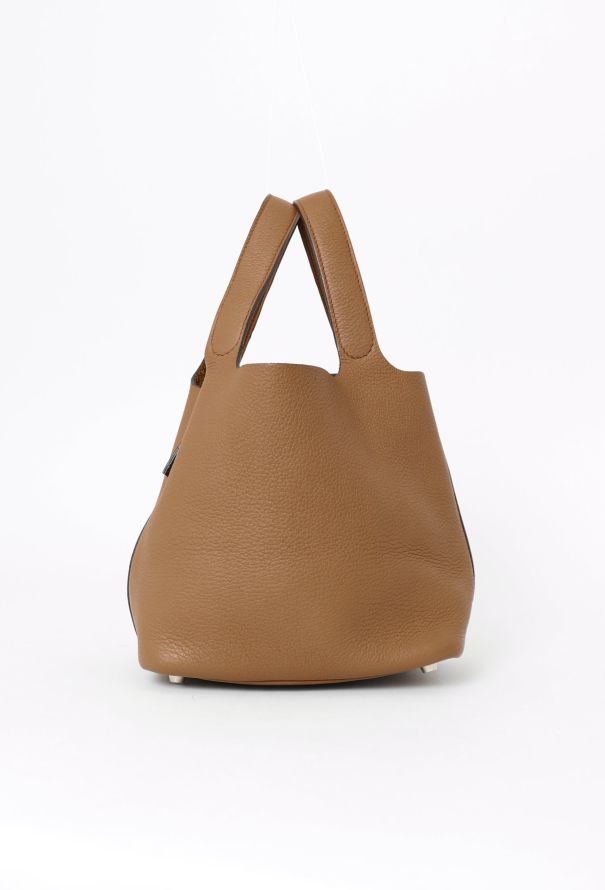 Hermès Tabac Camel Clémence Picotin 18 - 4 Hermès Tabac Camel Clémence Picotin 18 - 4