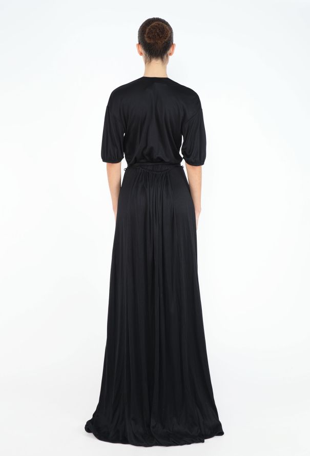 Saint Laurent COLLECTOR '70s Draped Jersey Gown - 4