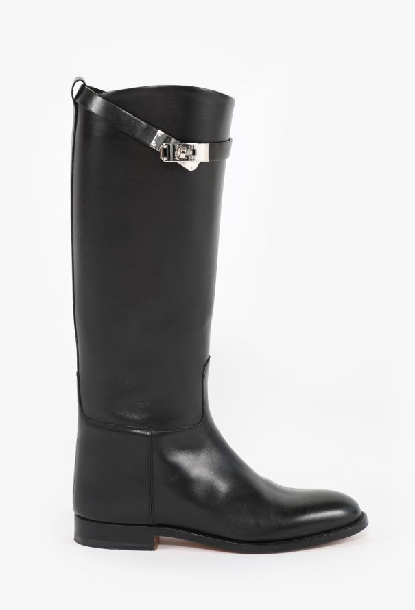 Hermès Jumping Leather Riding Boots - 1