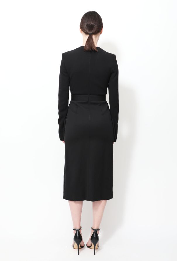 Céline 2013 Crêpe Smoking Dress - 4