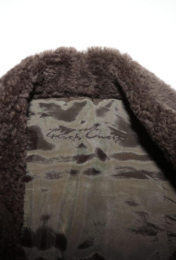 Rick Owens Oversized Shearling-Lined Biker Vest - 8