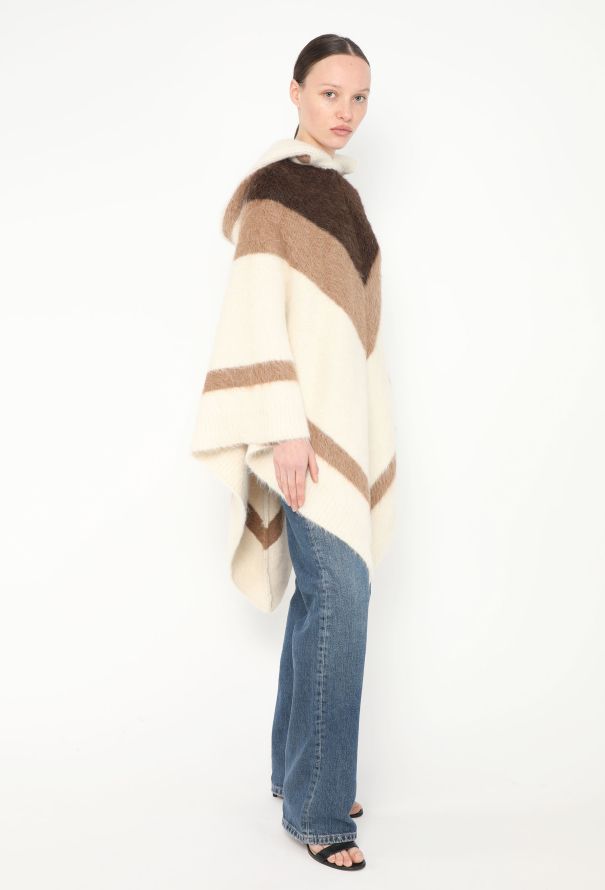 Céline F/W 2019 Alpaca Hooded Poncho - 5 Céline F/W 2019 Alpaca Hooded Poncho - 5
