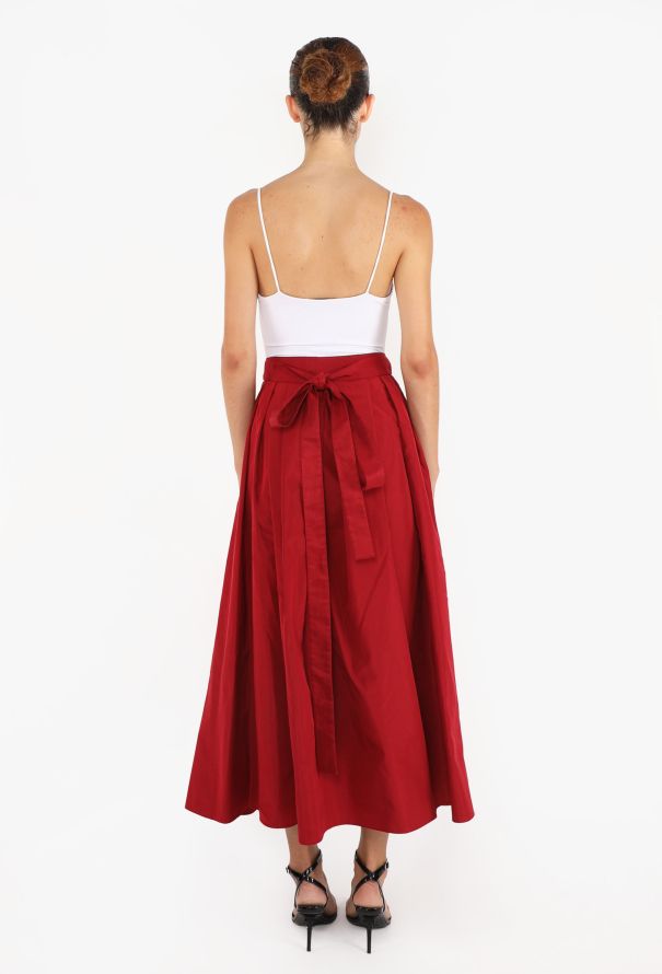 Dior Silk Faille Pleated Skirt - 5
