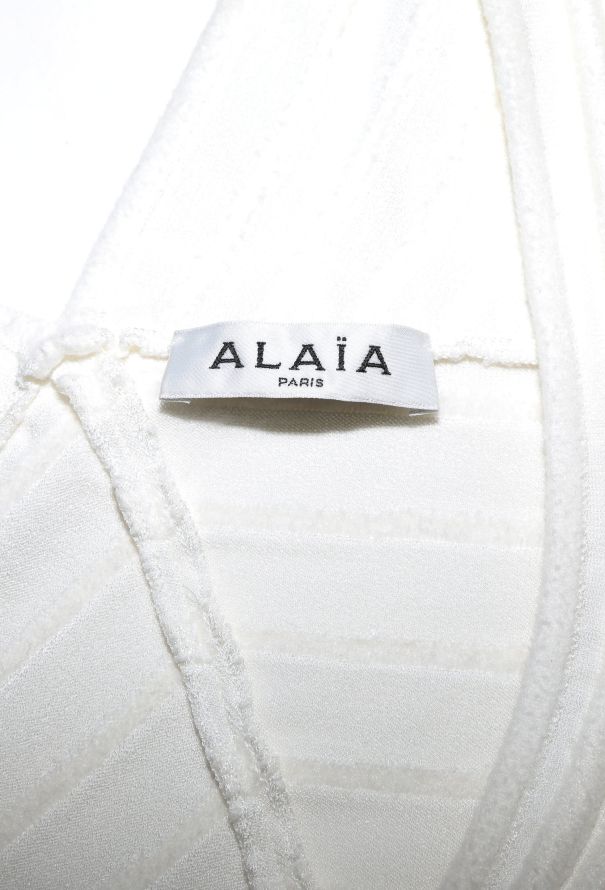 Alaïa 2022 Ribbed Godet Dress - 6 Alaïa 2022 Ribbed Godet Dress - 6
