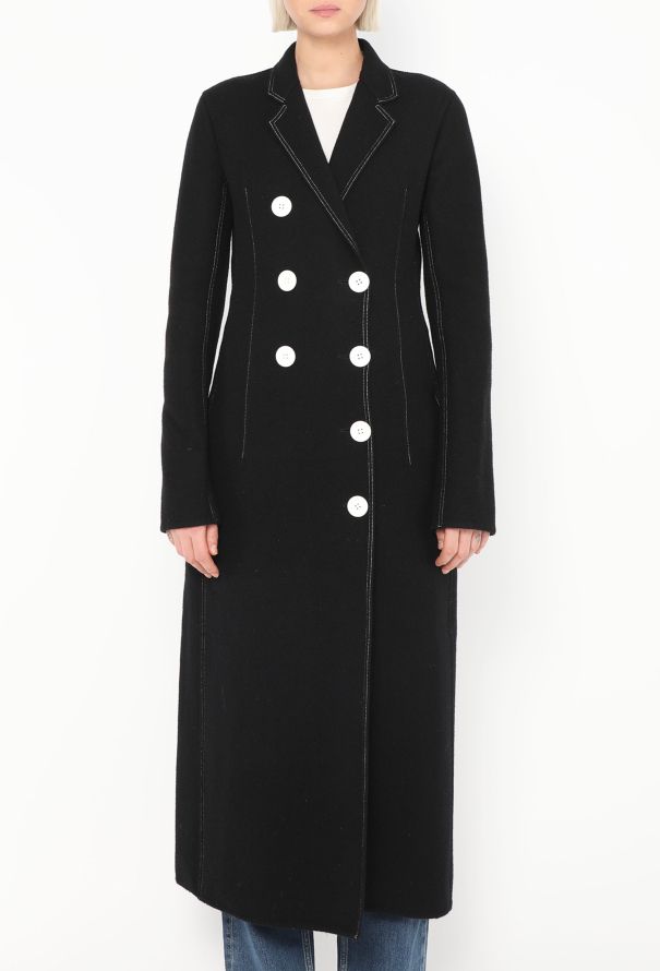 Céline Resort 2016 Contrast Stitch Coat - 4