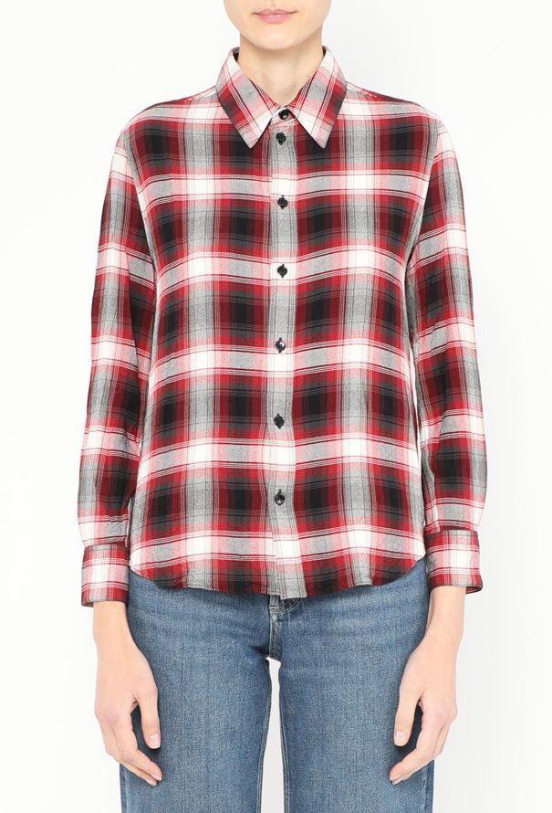 Céline 2021 Plaid Flannel Shirt - 1