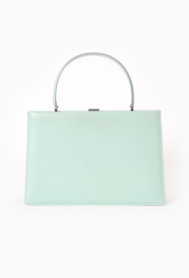 Céline S/S 2017 Blue Medium Clasp Bag - 1