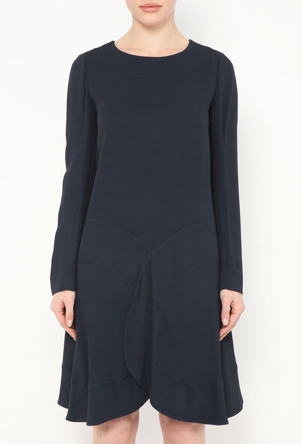 Chloé 2015 Scalloped Crêpe Dress - 2