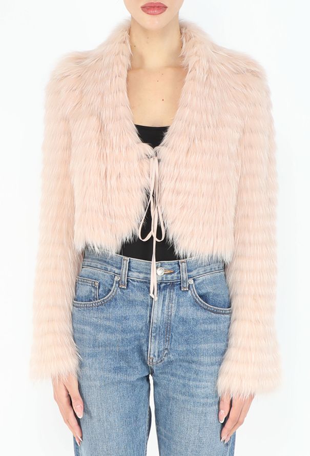 Fendi Cropped Fox Fur Jacket - 3