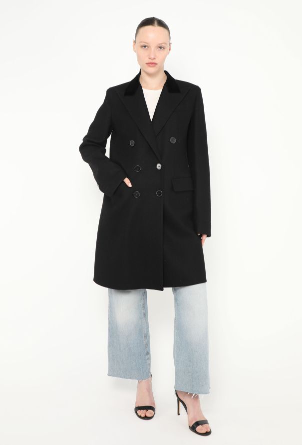 Hermès Cashmere Velvet Collar Coat - 4 Hermès Cashmere Velvet Collar Coat - 4