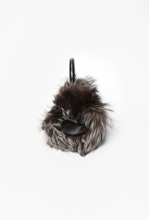 Dior 2008 Karenina Fox Fur Top-Handle Bag - 5