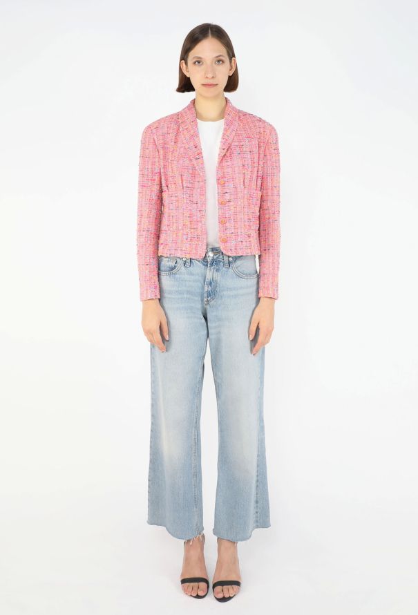 Chanel Cropped Tweed Jacket, 1994 - 3
