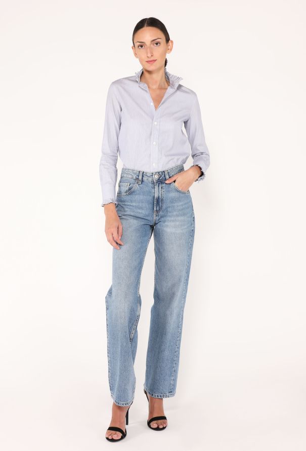 Céline 2020 Striped Cotton Blouse - 3