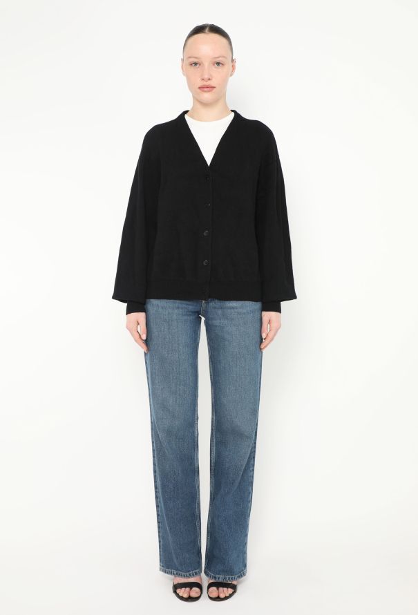 The Row Nesta Merino Cashmere Cardigan - 3 The Row Nesta Merino Cashmere Cardigan - 3