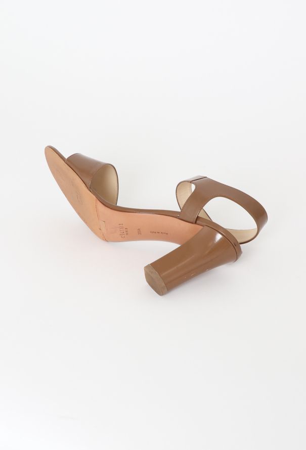 Céline Patent Leather Buckle Sandals - 5 Céline Patent Leather Buckle Sandals - 5