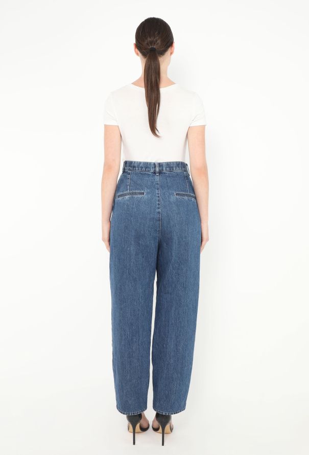 Chanel S/S 2020 Stitched Barrel Jeans - 5