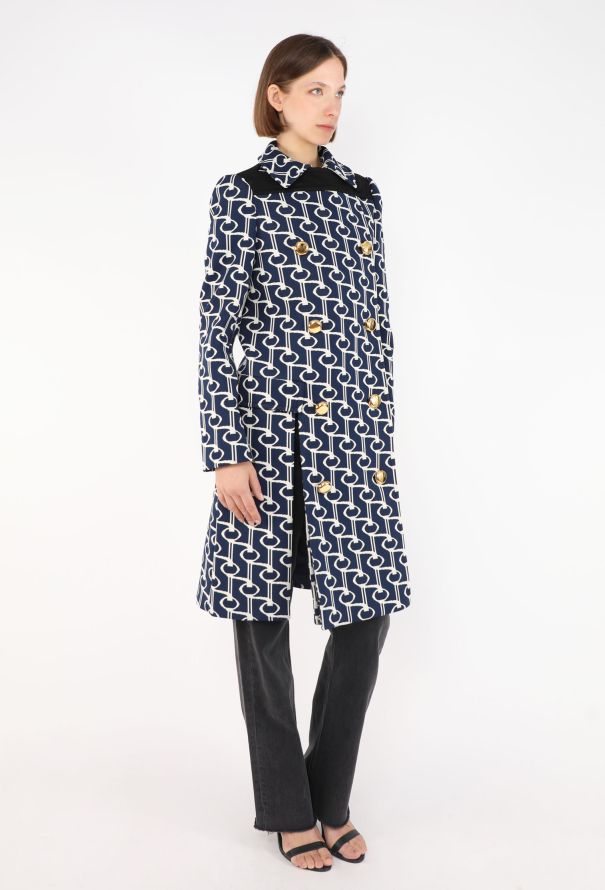 Prada Geometric Graphic Peacoat, S/S 2019 - 4