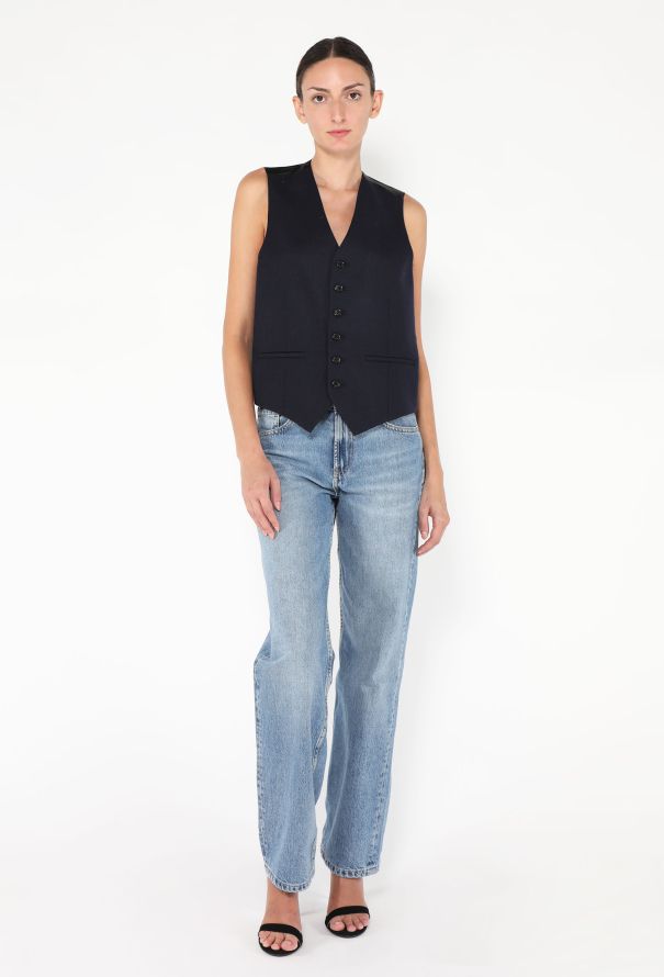 Loewe F/W 2024 Tailored Wool Vest - 4