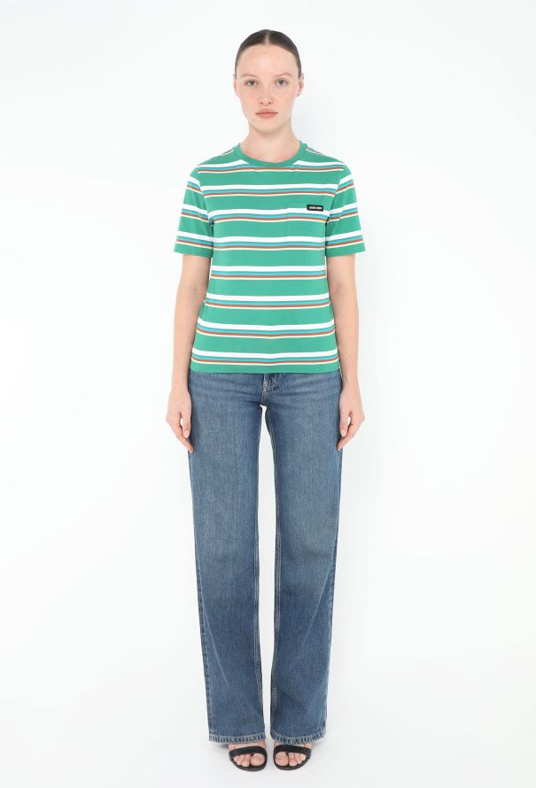 Miu Miu S/S 2024 Classic Striped T-Shirt - 3