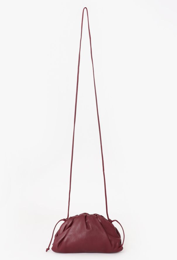 Bottega Veneta Burgundy Mini The Pouch Bag - 1