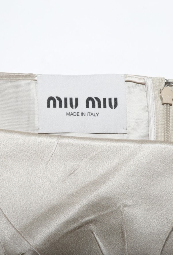 Miu Miu F/W 2024 Charmeuse Sheath Dress - 7