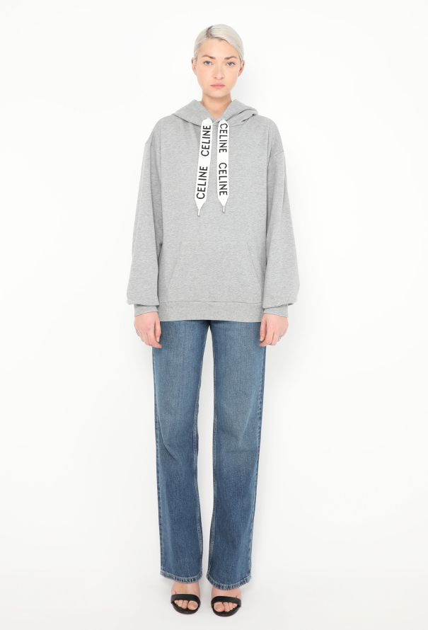 Céline 2023 Emblematic Drawstring Hoodie - 2