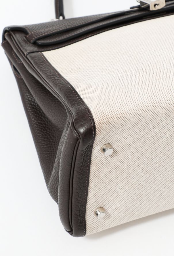 Hermès Clémence & Toile H Kelly Retourné 35 - 11