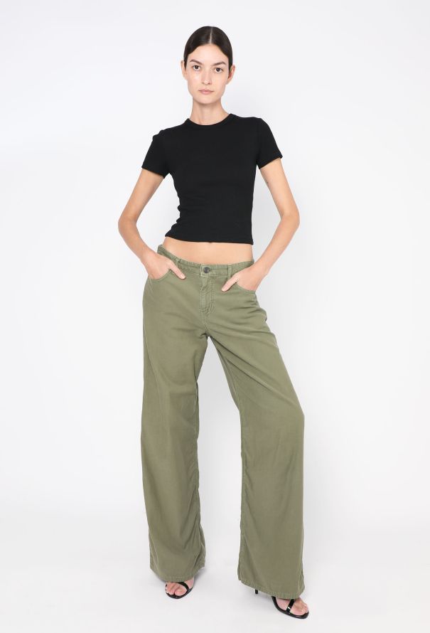 The Row 2023 Eglitta Low-Waisted Pants - 1