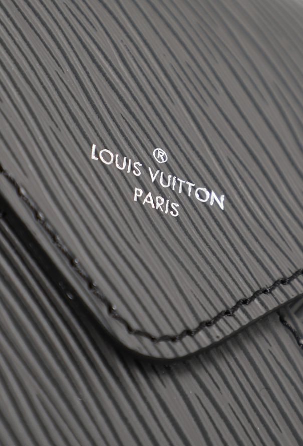Louis Vuitton Matte Black Epi Envelope Pouch - 11 Louis Vuitton Matte Black Epi Envelope Pouch - 11