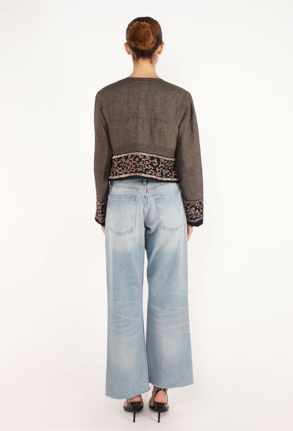 Dries Van Noten Embroidered Linen Jacket, S/S 2006 - 5