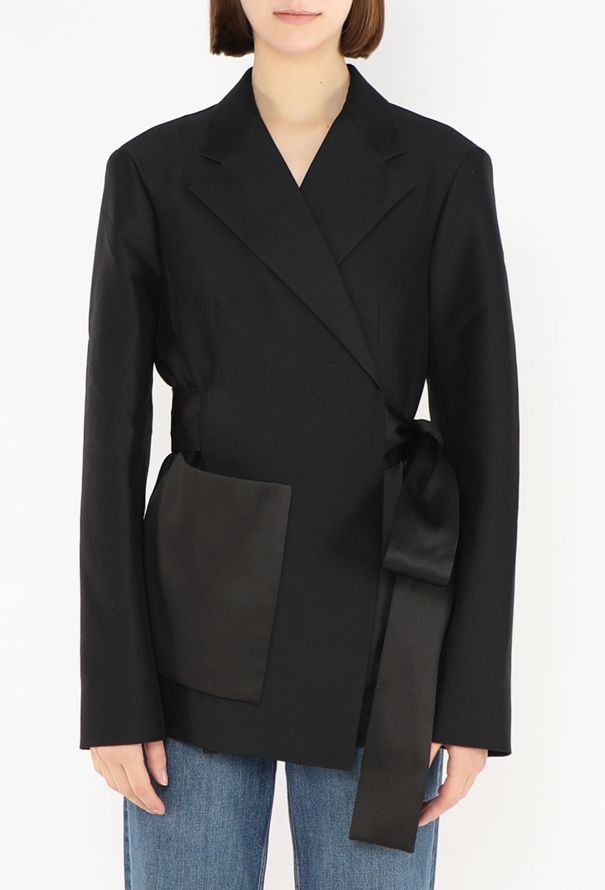 Céline 2014 Belted Wrap Blazer - 2 Céline 2014 Belted Wrap Blazer - 2