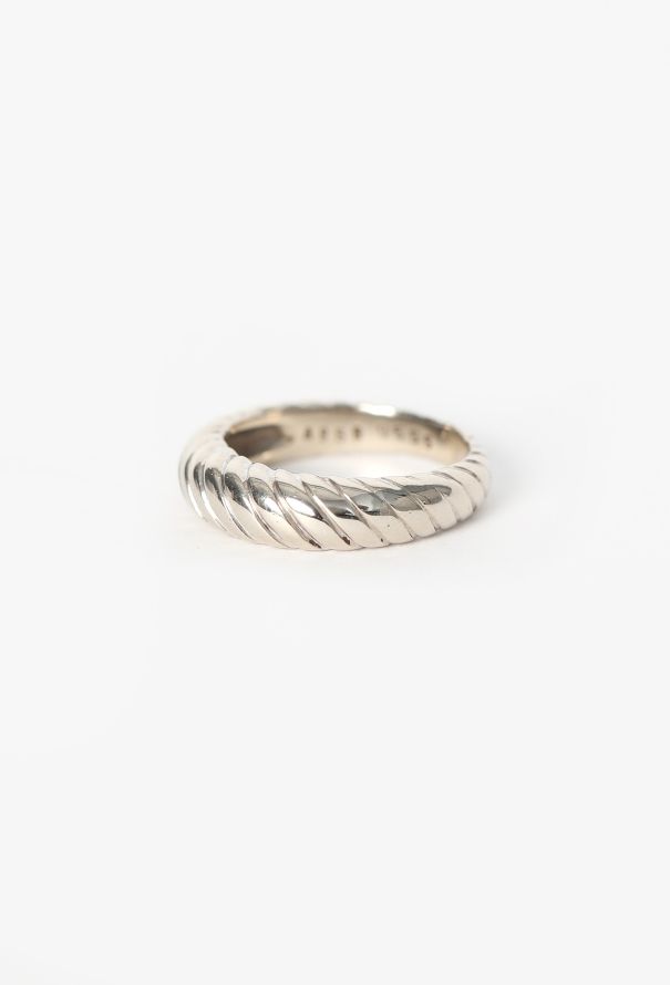 Boucheron 18K Grey Gold Torsadé Ring - 3 Boucheron 18K Grey Gold Torsadé Ring - 3