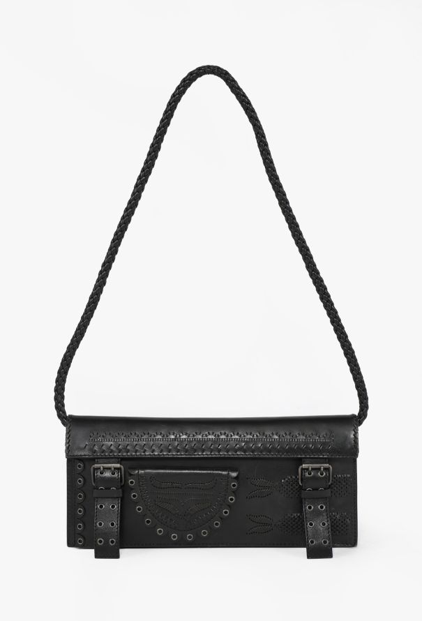 Saint Laurent Tom Ford Braided Leather Shoulder Bag, 2001 - 1