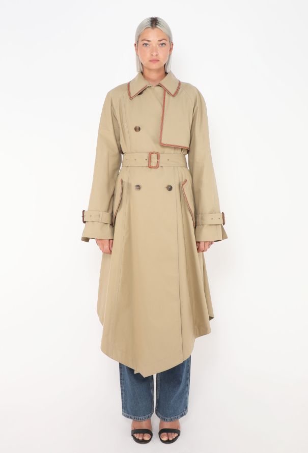 Loewe 2021 Belted Asymmetrical Trench - 1