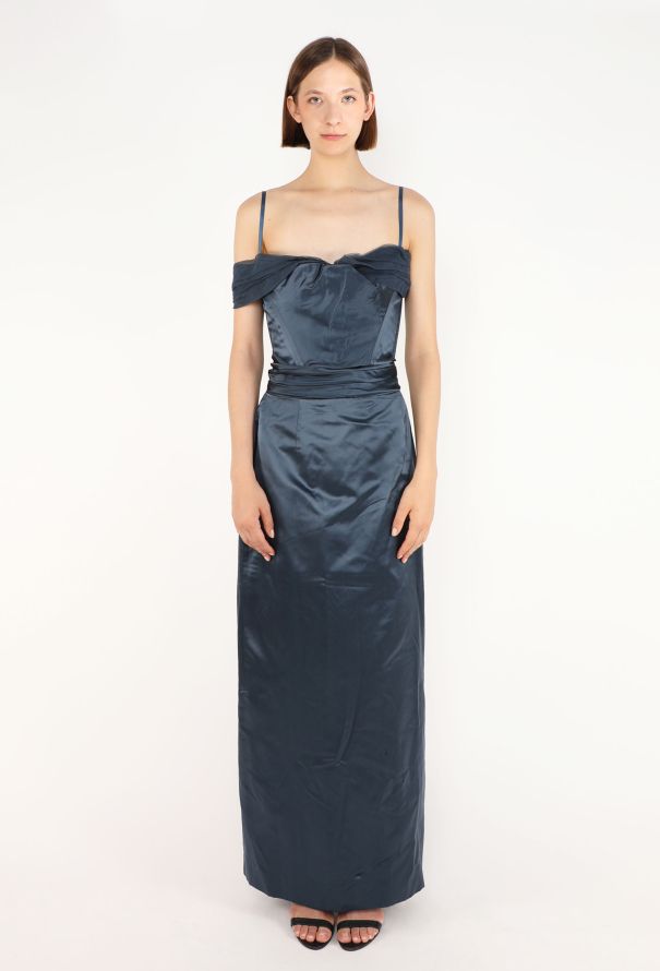 Chloé Silk Charmeuse Corset Ensemble, 1990s - 1