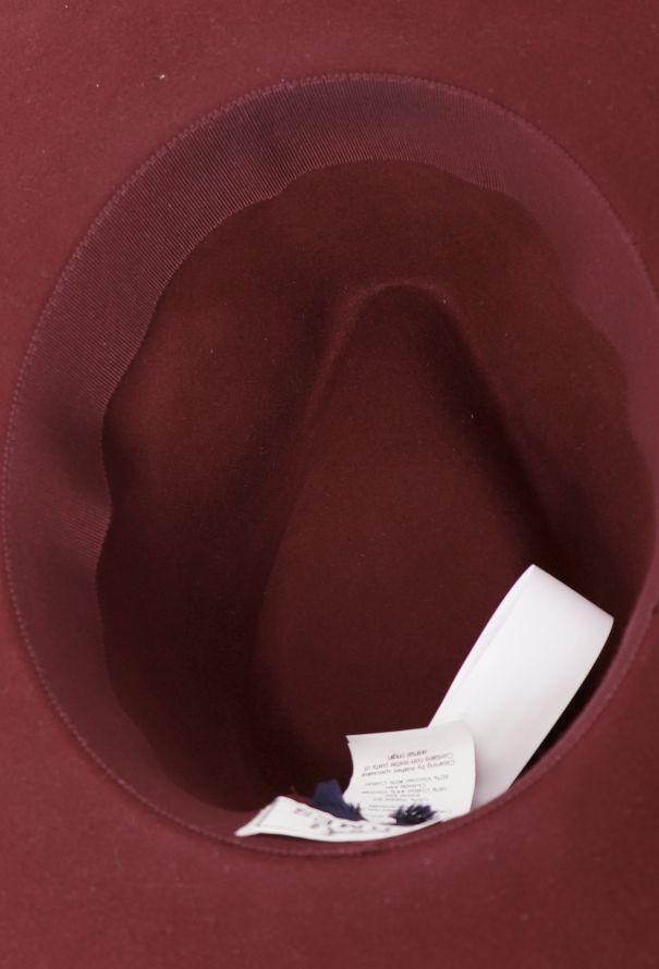 Hermès 2023 Felted Bordeaux Fedora - 7