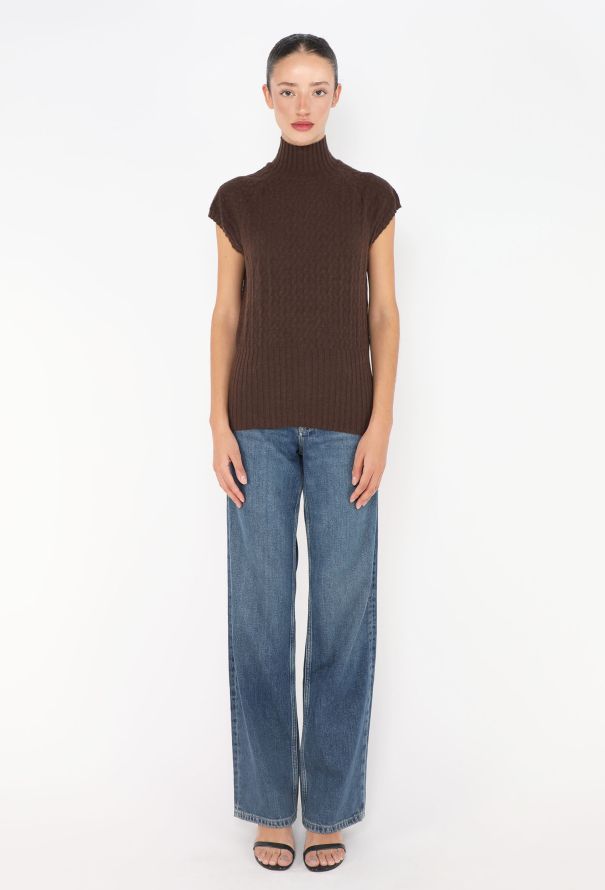 Hermès Textured Cashmere Knit Vest - 2 Hermès Textured Cashmere Knit Vest - 2