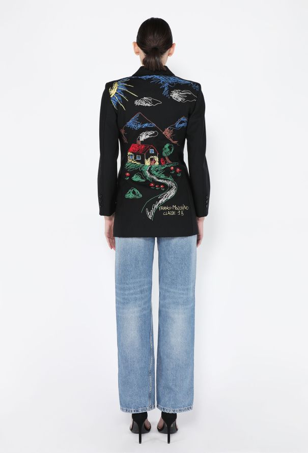 Moschino Tailored Embroidered Blazer, 1991 - 7