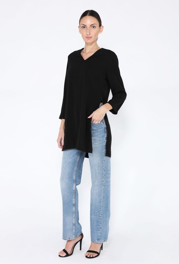 Hermès 1998 Margiela V-Neck Tunic - 1