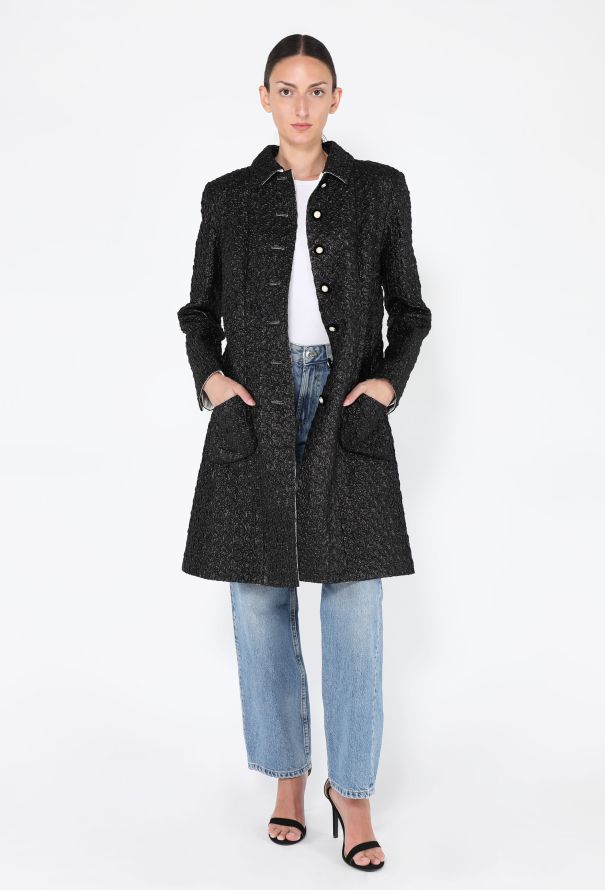 Chanel Iridescent Jacquard Coat, Pre-Fall 2020 - 6