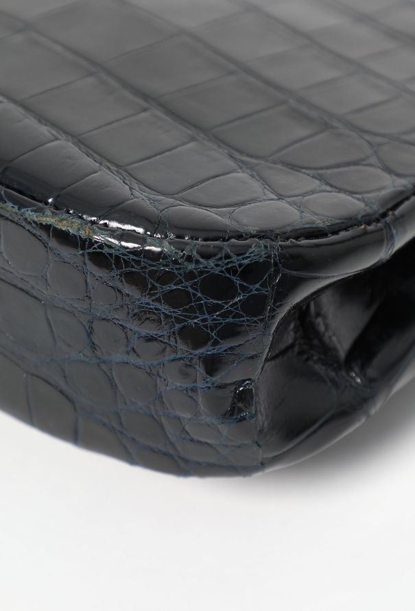 Dior '70s Porosus Shoulder Bag - 10