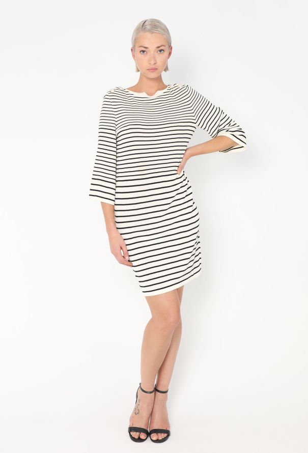 Chanel Marinière 'CC' Button Dress - 3