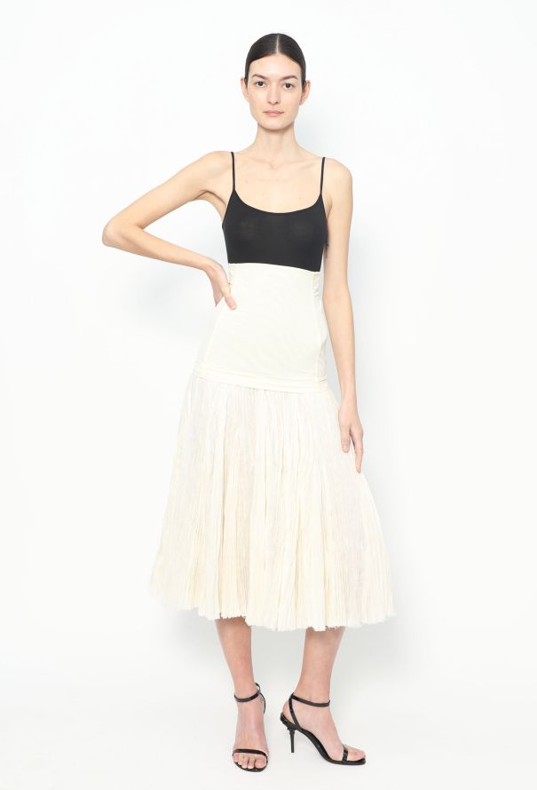 レビュー高評価の商品!の商品をすべて Pleated Linen Skirt | Authentic & Vintage | ReSee スカート