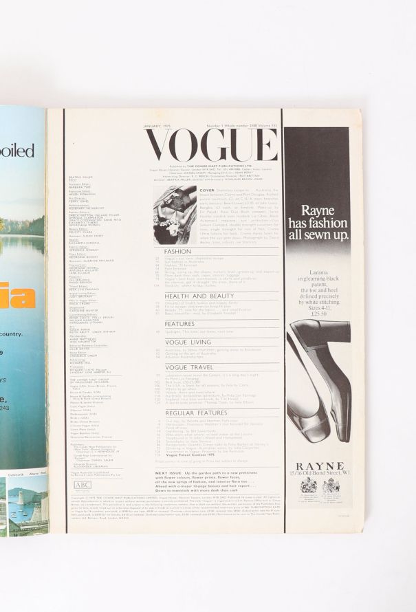 VOGUE UK 1975 David Bailey Issue Trio - 4