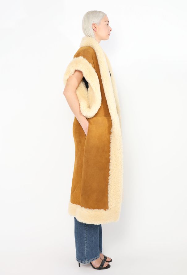 Céline F/W 2019 Lambskin Shearling Vest - 1