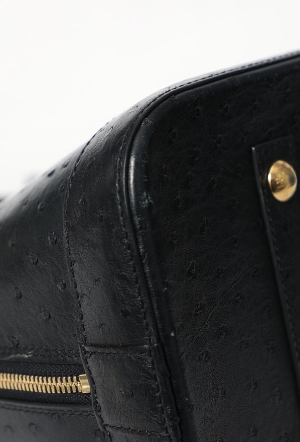 Louis Vuitton Ostrich Alma GM Bag - 7